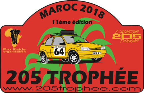 Logo du rallye raid 205 Trophée
