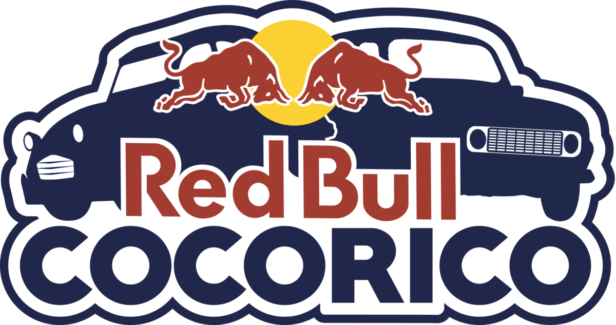 Logo du Red Bull Cocorico, rallye-raid dans les Alpes en 2CV et 4L